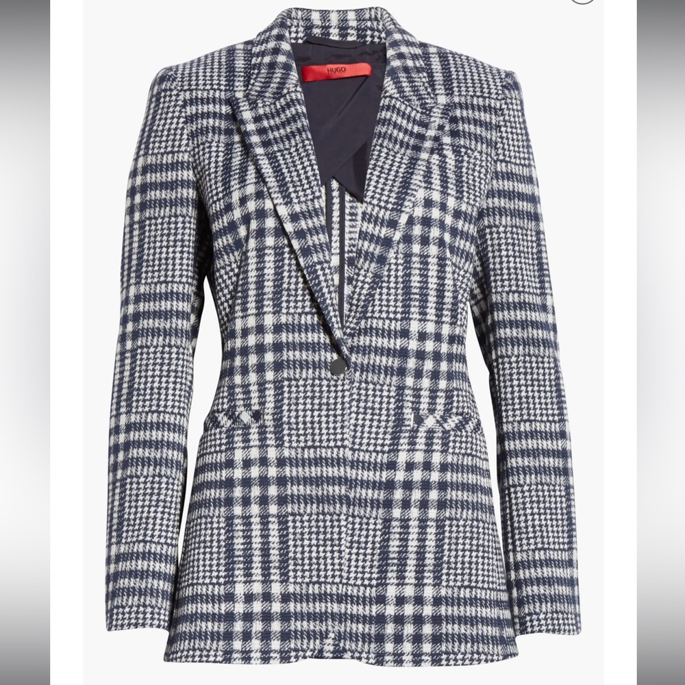 Alitas Plaid Suit Jacket - Size 6